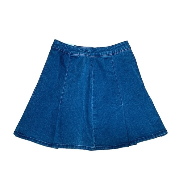 SO High Rise Pleated Denim Tennis Skirt - Picture 11 of 11